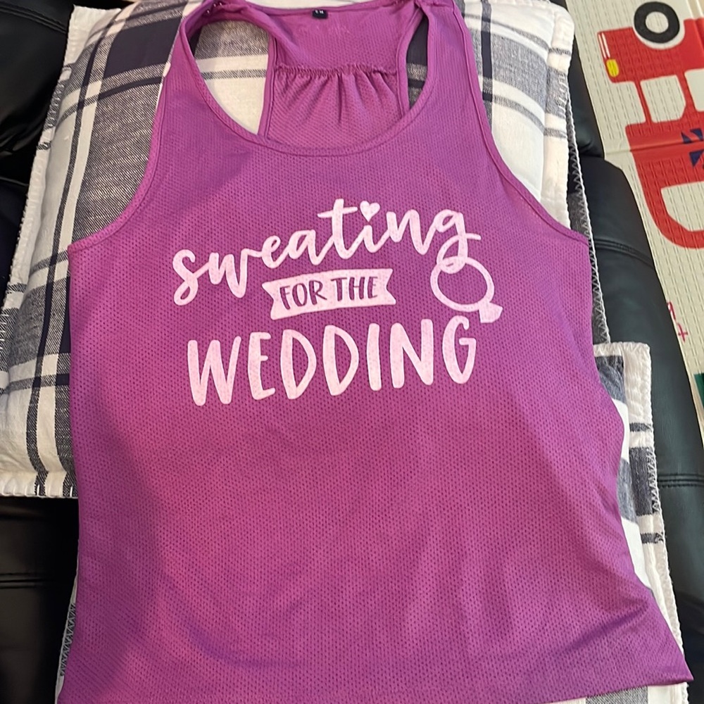 Miss to Mrs. workout tank